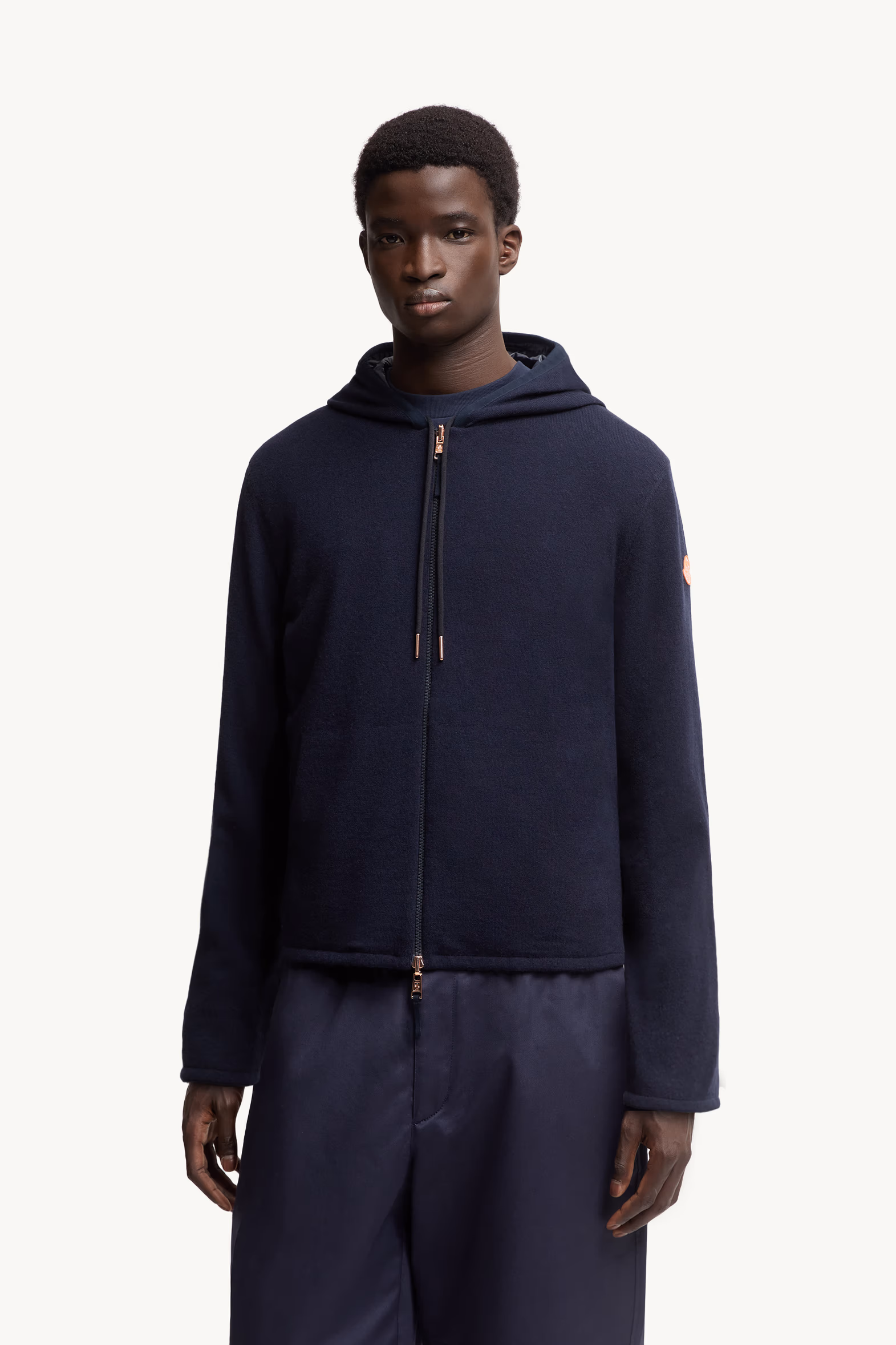 Moncler x Gilga Farm Designed by Donald Glover Reversible Hoodie Men Navy Blue Moncler 3